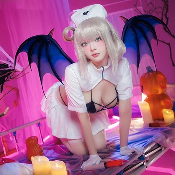 Anime Halloween Rolli Mängida Magus Tüdruk, Õde Ühtne Naiste Magus Süda Lingeire Pidžaama Varustus Cosplay Kostüümid Aluspesu Ülikond