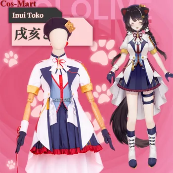 Hot Anime VTuber Hololive Inui Toko Cosplay Kostüüm Armas Fashion Idol Vormirõivad Naissoost Isiku Tegevuse Rolli Mängida Riided XS-XL