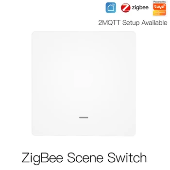 ZigBee 3.0 Tuya Traadita Stseeni Lüliti Nupp on Kontrolleri Aku Jõul Targa Kodu Intelligentse seos ZigBee Rummu Vaja