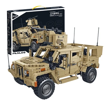 PANLOS Sõjalise JLTV Soomustatud Sõiduk ehitusplokid Mudeli KES Tehnilised off-road Auto Telliste Mänguasjad Lastele Kingitus Komplekt