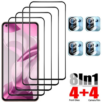 8-in-1, Karastatud Klaas + Kaamera Film Xiaomi 11 Lite 5G NE Klaas Mi11 Lite 5G Xiaomi 11Lite Screen Protector Mi 11 Lite 5G NE