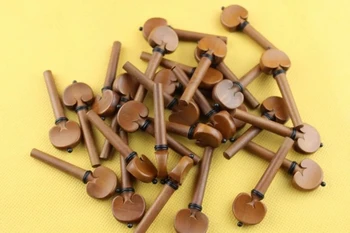 Clavijas de Violín de alta calidad, 50 piezas, clavijas de afinación de madera de Kreektürn 4/4, piezas de violín