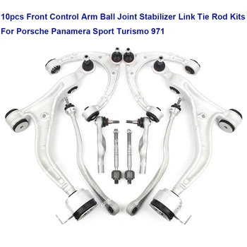 10X Front Control Arm kuulliigendist Stabilizer Link Tie Rod Komplektid Porsche Panamera Sport Turismo 971 971407152H 971407021C