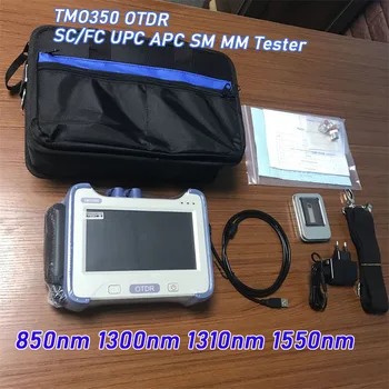 Algne TMO350 OTDR SC/FC UPC APC SM MM Tester 850nm 1300nm 1310nm 1550nm Optiline Time Domain Reflectometer Multi-language