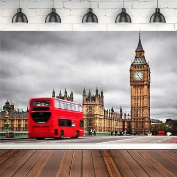 Fotograafia Taustaks London Maamärk Teema Big Ben Banner Kuulus Linn Sümbol Taust Plakat Pool Kaunistused