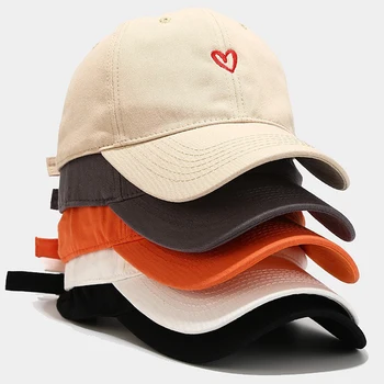 Naiste Baseball Cap Armastus Tikitud Snapback Päike Müts 2022 Suvel Uus Tänav, Hip-Hop Meeste Visiir Mütsid Paar Lihtsat Naiste Mütsid