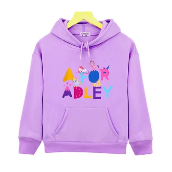 A Adley Laste Hupparit Uus Pulloverid Anime Multikas Vabaaja Riided jaoks Tüdrukud, Poisid, Kids Sviitrid Y2k Pikad Varrukad Kawaii
