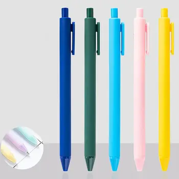 19Pcs Vajutage Plastikust Pen Pastapliiats Candy Värv Ball Pen Õpilane Eksami Pastapliiats Hulgimüük