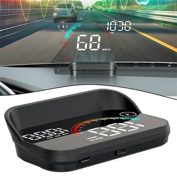 M22 Auto Head Up Display Kiiruse RPM MPH HUD GPS Spidomeeter Projektori Ekraan Armatuurlaud odomeetri Näit lubatud kiiruse ületamise Alarm Kõikidele Autodele