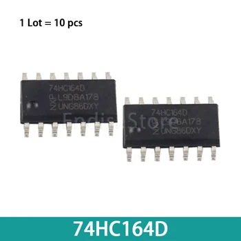 10TK 74HC164D 74HC164D,653 SOP-14 8-bitine serial-in -, paralleel-out shift register