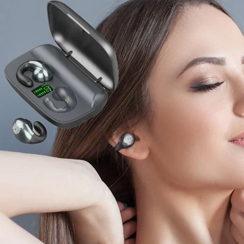 Heli Earcuffs Kõrvarõngas Traadita Bluetooth-Kõrvaklapid Auriculares Peakomplekt Kõrva Luu Juhtivus TWS Sport Earbuds jaoks ZTE Blade A52