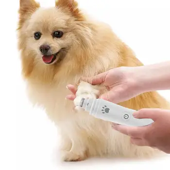 Lemmikloomade Küünte Veski koos LED Valgus, Koera Küünte Kääridega, USB Laetav Valutu Lemmikloomade Küünte Faili Väike Keskmine Suur Koerad ja Kassid