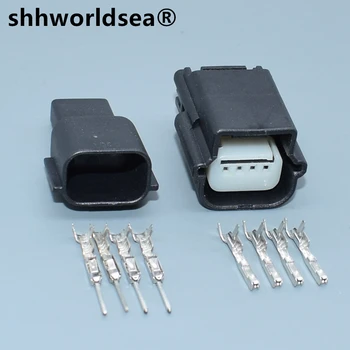 shhworldsea 4 Pin-0.6-Seeria Auto Passiivse Võtmeta avamis-Sisestage Antenn Anduri Juhe Pistik Kaabli Pesa Pitseerimata